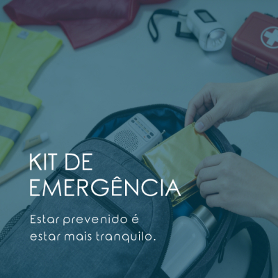 Kit de emerg&ecirc;ncia